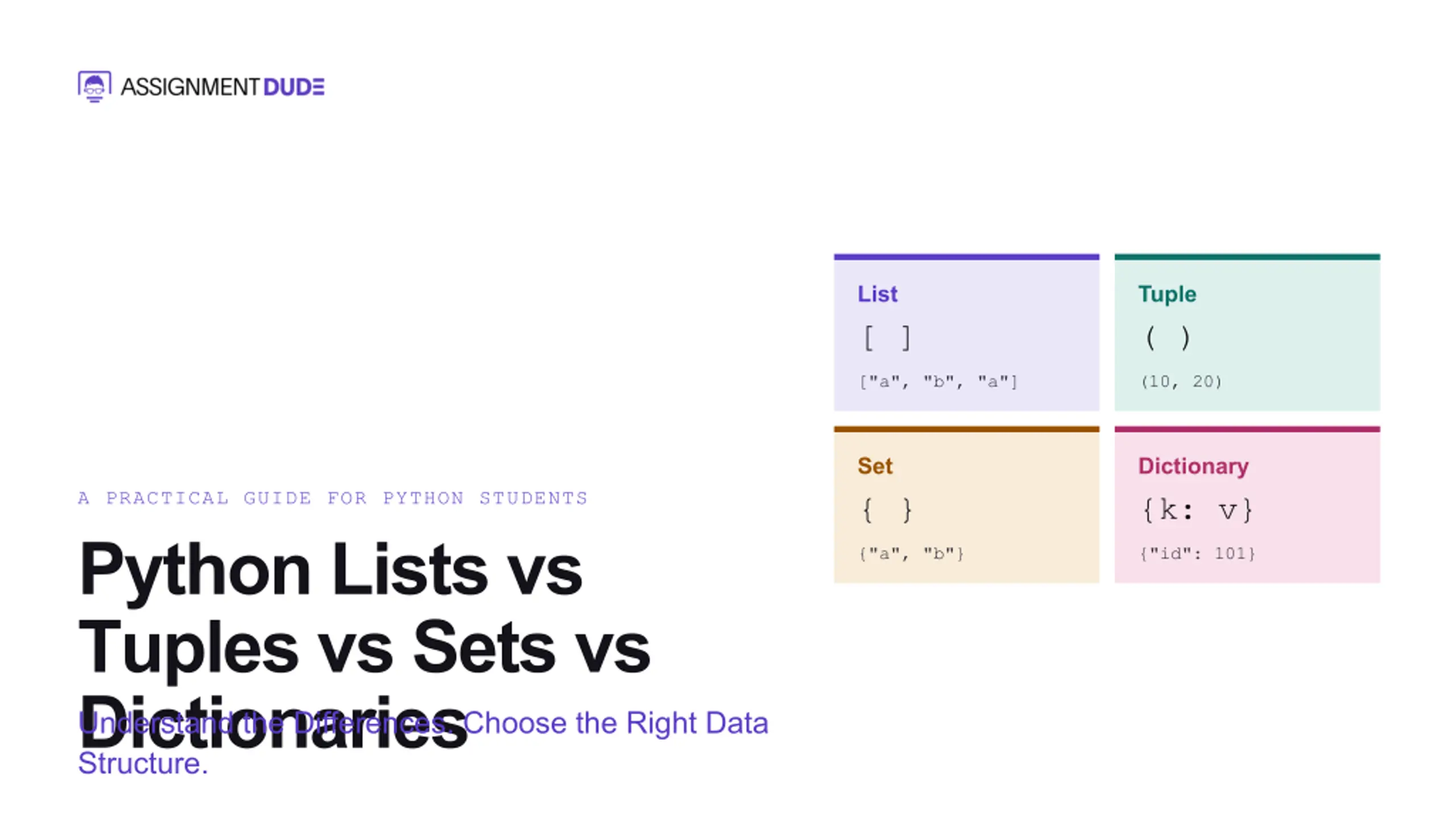 Python Lists vs Tuples vs Sets vs Dictionaries: Key Differences ...